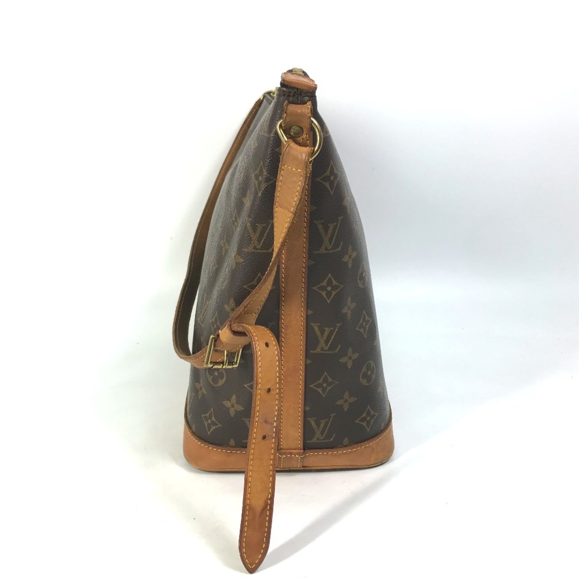 Louis Vuitton M47275 Monogram Shoulder Shoulder Bag Brown