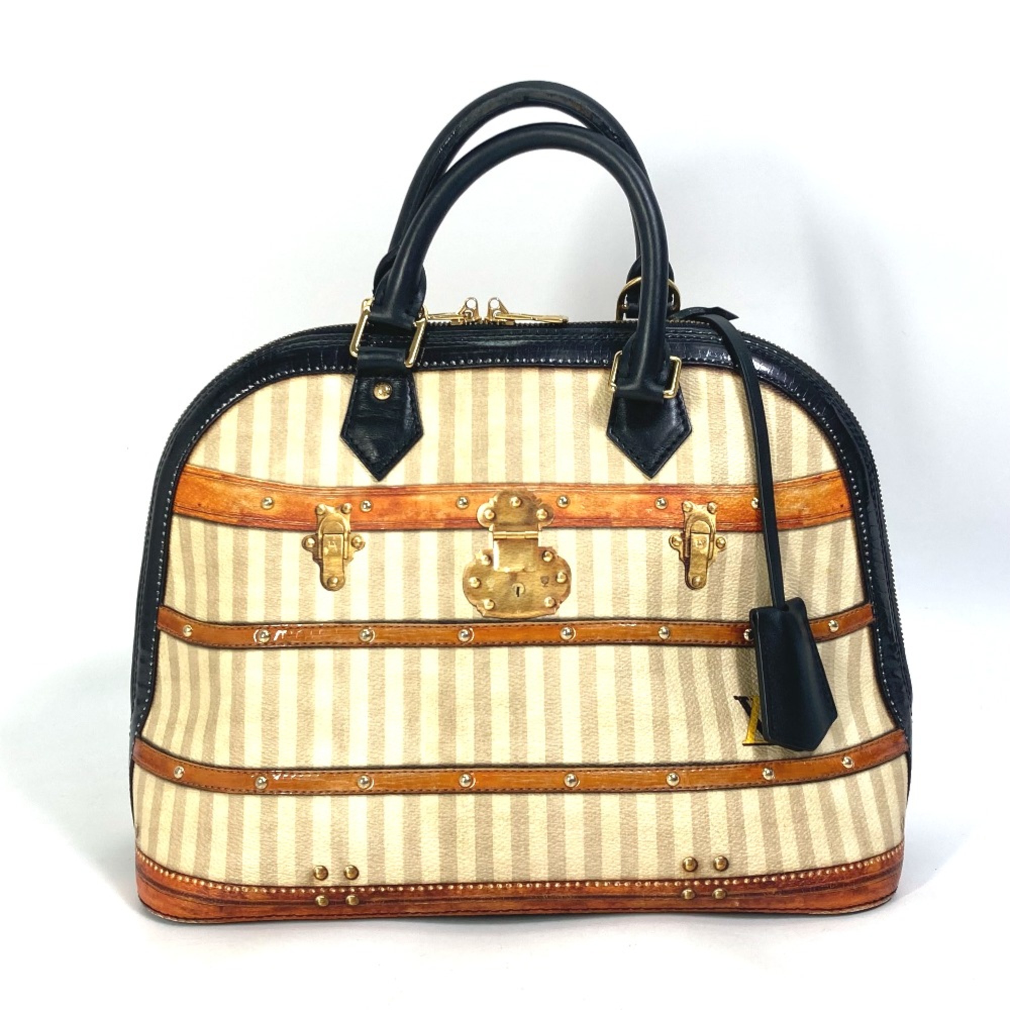 Louis Vuitton M52348 Transformed Bag Hand Bag Beige Black