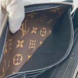 Louis Vuitton M69407 MonogramMacassar With strap Long Wallet Brown Black