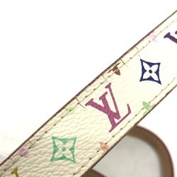 Louis Vuitton M9272W MonogramMulticolore Fashion Accessories belt Blanc Multicolore GoldHardware