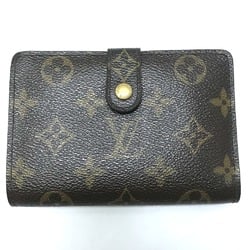 Louis Vuitton M61663 Monogram Kisslock Folded wallet Brown