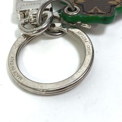 Louis Vuitton MP3384 Monogram Bag Charm Key Holder Green White