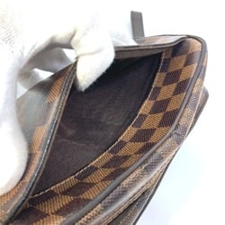 Louis Vuitton N41219 Damier With pouch strap Cluch Bag Ebene Brown