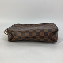 Louis Vuitton N41219 Damier With pouch strap Cluch Bag Ebene Brown