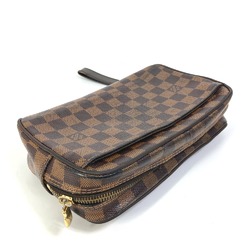 Louis Vuitton N41219 Damier With pouch strap Cluch Bag Ebene Brown