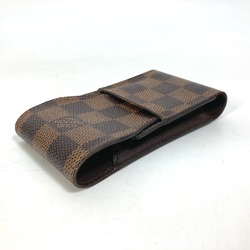 Louis Vuitton N63024 Damier cigarette case smoking supplies pouch Cigarette case Ebene Brown