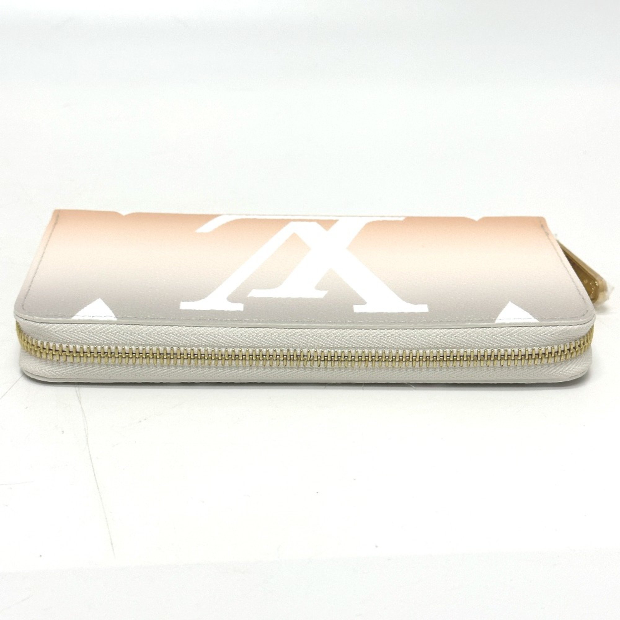 Louis Vuitton M80359 Monogram Giant Gradation Long Wallet Bloom Orange x White x Gray GoldHardware