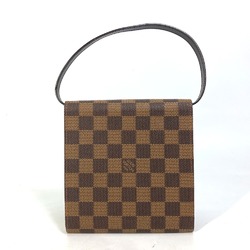 Louis Vuitton M99074 Damier Japan 20th anniversary limited bag Hand Bag Ebene Brown