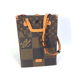 Louis Vuitton N40355 Damier Giant NIGO collaboration Bag 2WAY Shoulder Bag Crossbody Tote Bag Brown