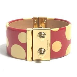 Louis Vuitton Kusama Yayoi Collaboration Bangle Bracelet Red White