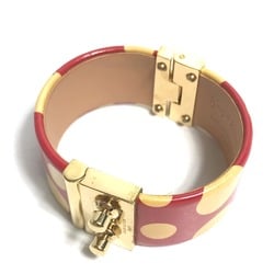 Louis Vuitton Kusama Yayoi Collaboration Bangle Bracelet Red White