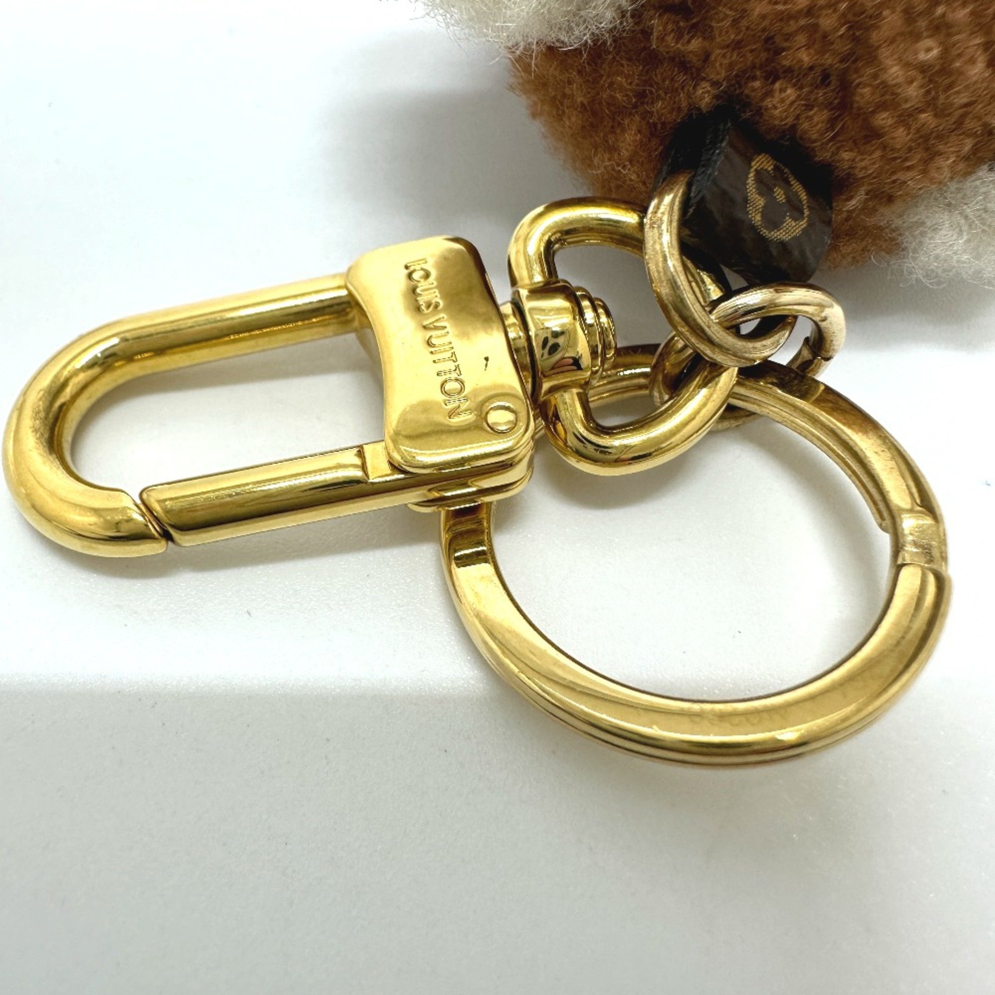 Louis Vuitton M69854 Bag Charm Key Holder Brown