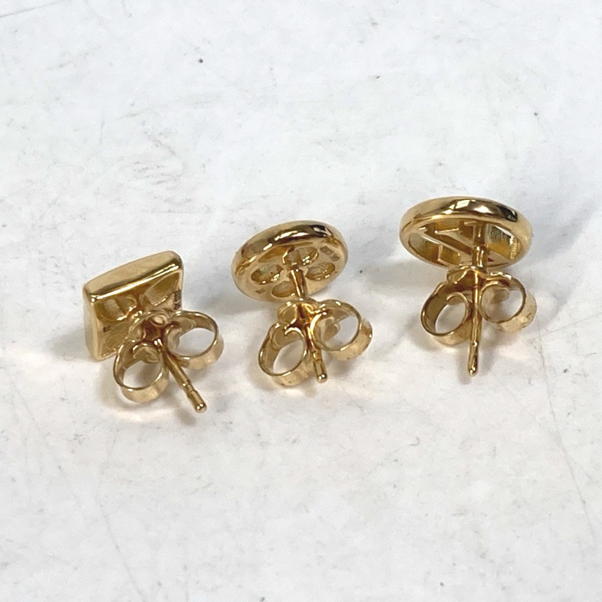 Louis Vuitton M00395 3 piece set 3 Accessories Pierce Gold