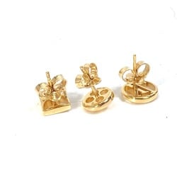 Louis Vuitton M00395 3 piece set 3 Accessories Pierce Gold