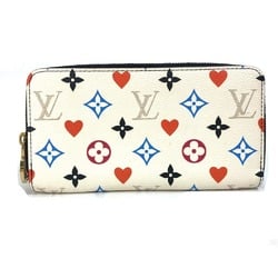 Louis Vuitton M57491 Heart Monogram Multicolore Game on Long Wallet White Black