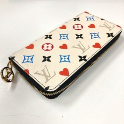 Louis Vuitton M57491 Heart Monogram Multicolore Game on Long Wallet White Black