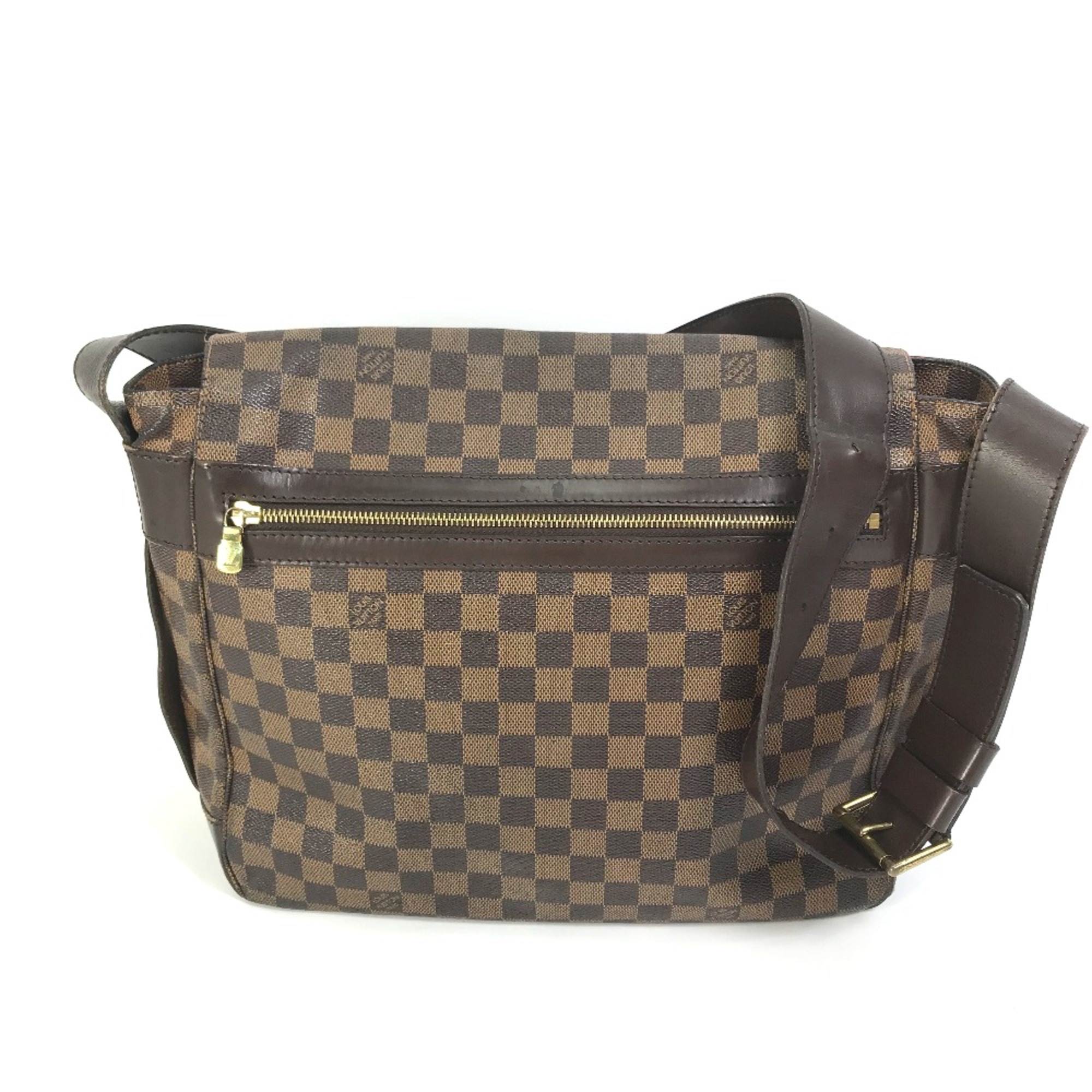 Louis Vuitton M45258 Damier bag flap crossbody Shoulder Bag Ebene Brown