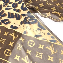 Louis Vuitton Monogram Stole/Shawl/Fashion Accessories Scarf Brown Black