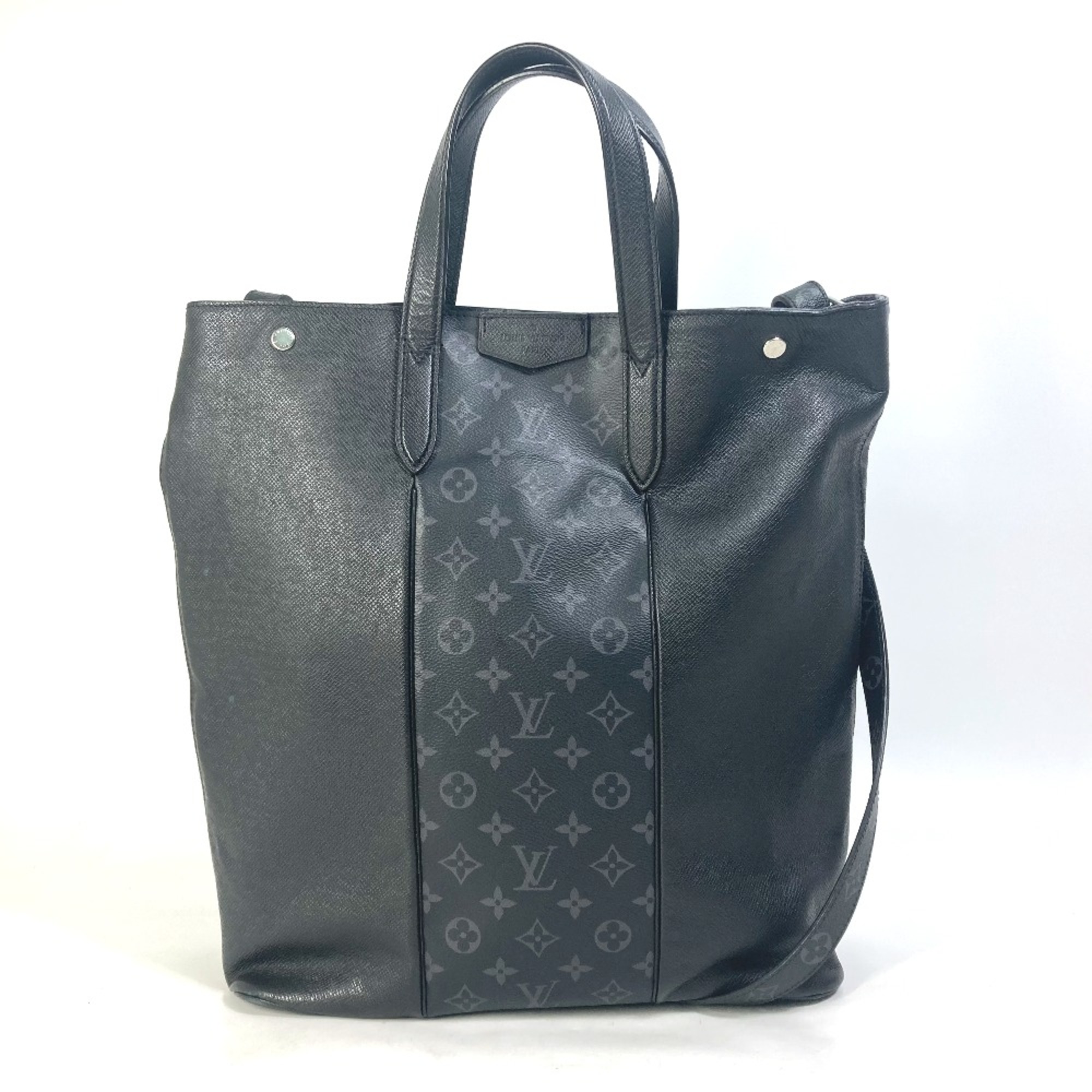 Louis Vuitton M30431 Taigalama 2WAY Shoulder Bag Crossbody Hand Bag Tote Bag Black