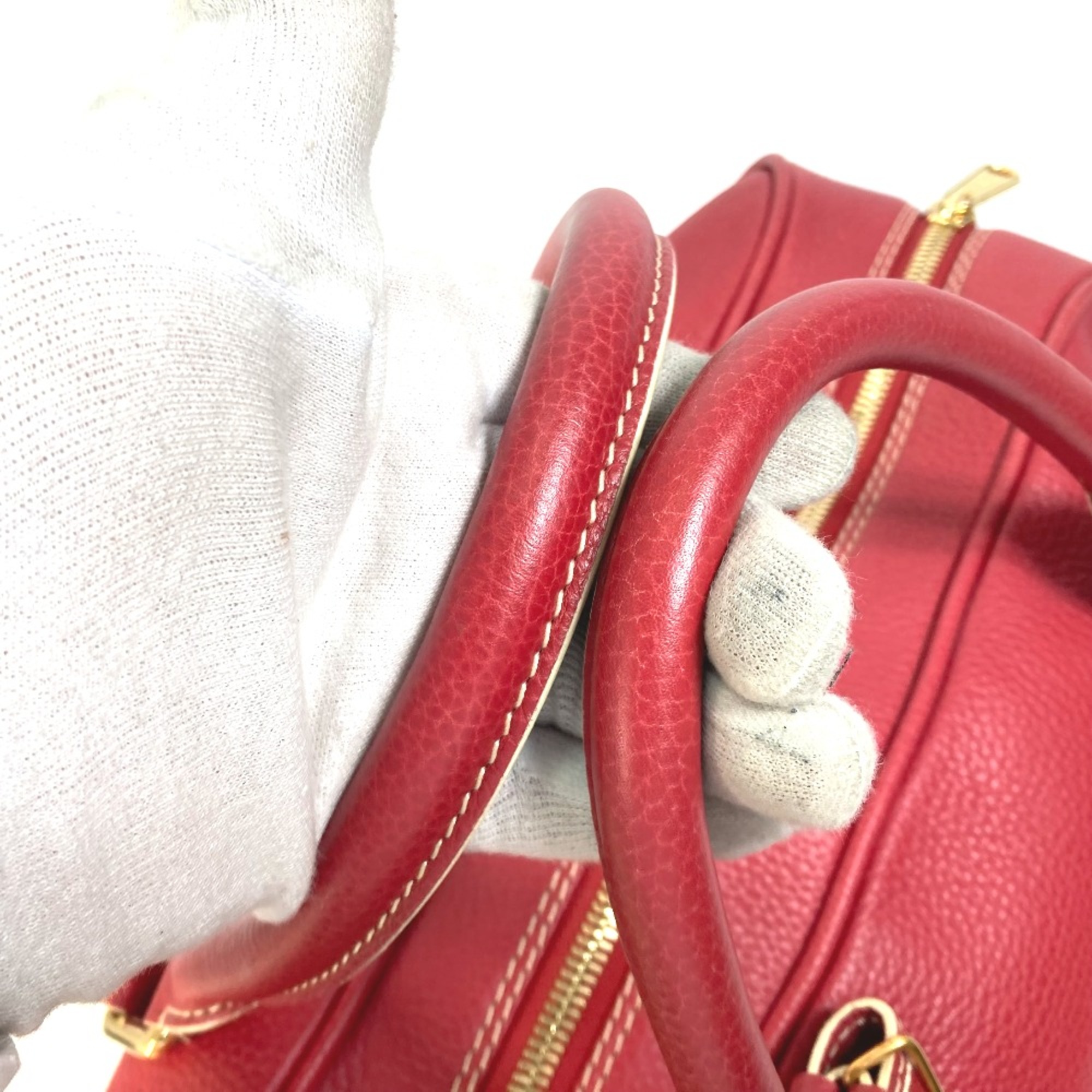 Louis Vuitton M95140 travel bag bag Duffle Bag Red White