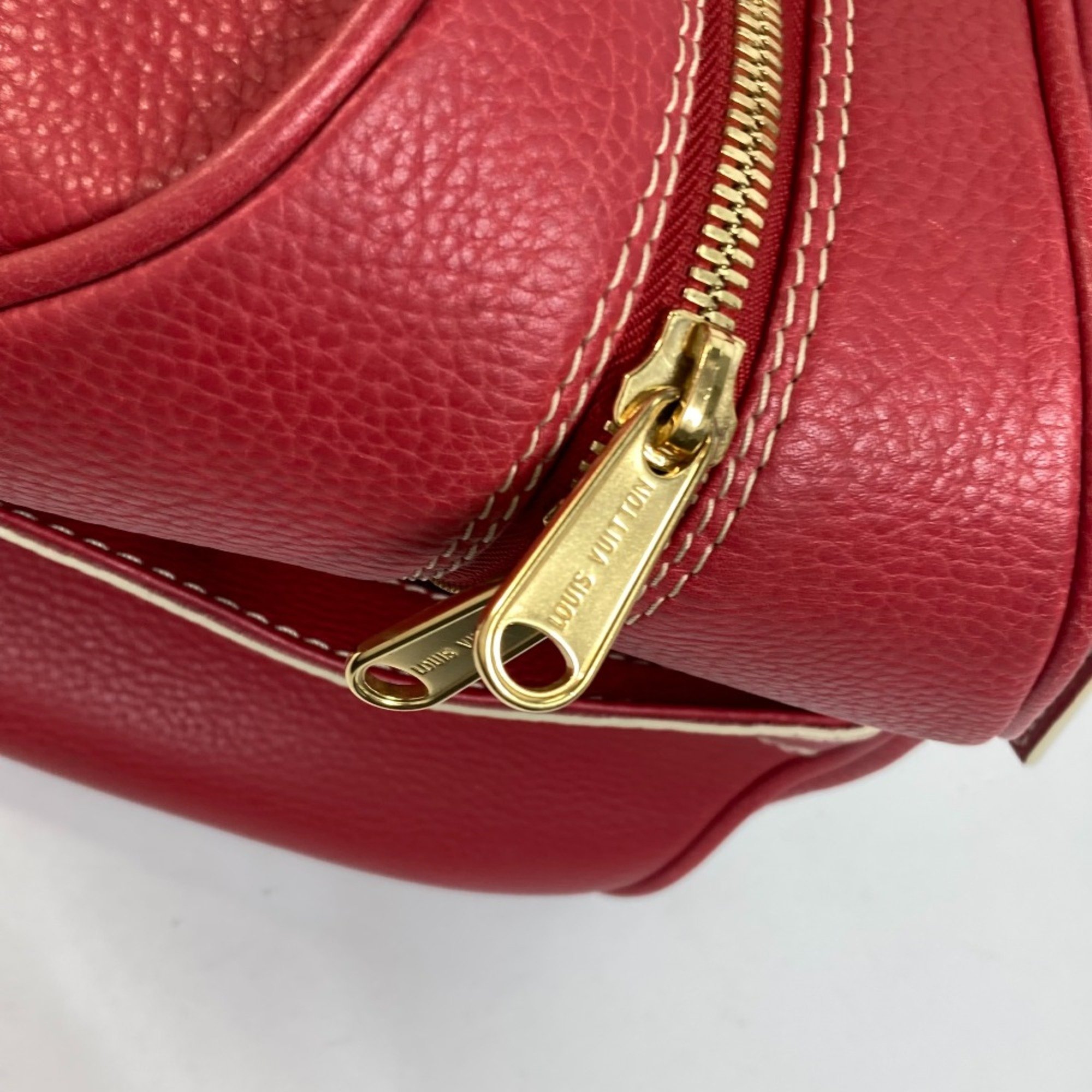 Louis Vuitton M95140 travel bag bag Duffle Bag Red White