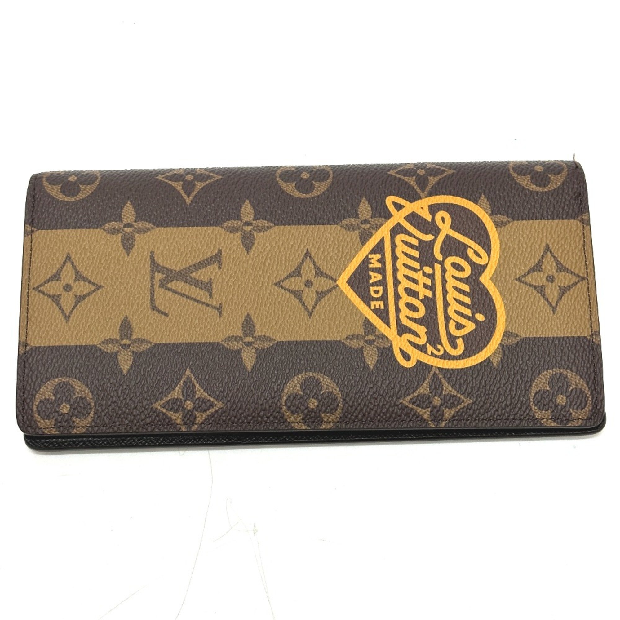 Louis Vuitton M81008 Monogram NIGO collaboration long wallet bifold Long Wallet Brown