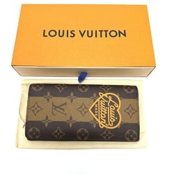 Louis Vuitton M81008 Monogram NIGO collaboration long wallet bifold Long Wallet Brown