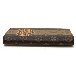 Louis Vuitton M81008 Monogram NIGO collaboration long wallet bifold Long Wallet Brown