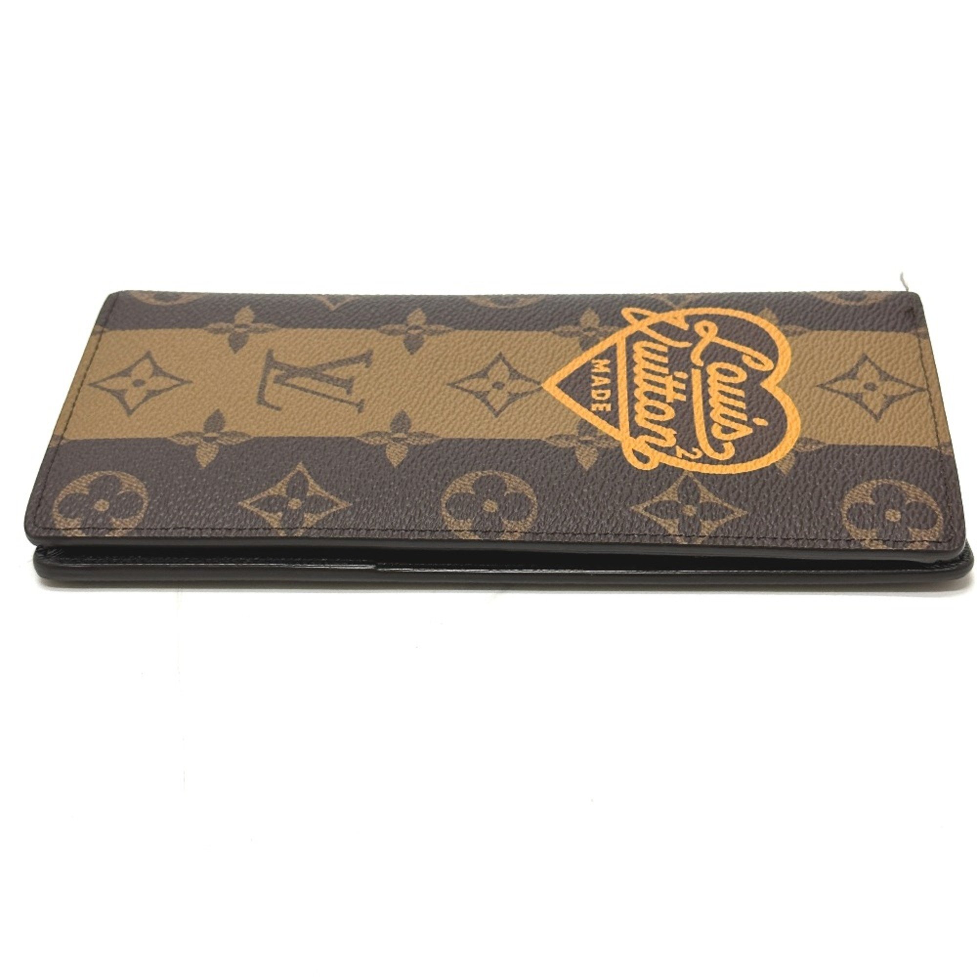 Louis Vuitton M81008 Monogram NIGO collaboration long wallet bifold Long Wallet Brown