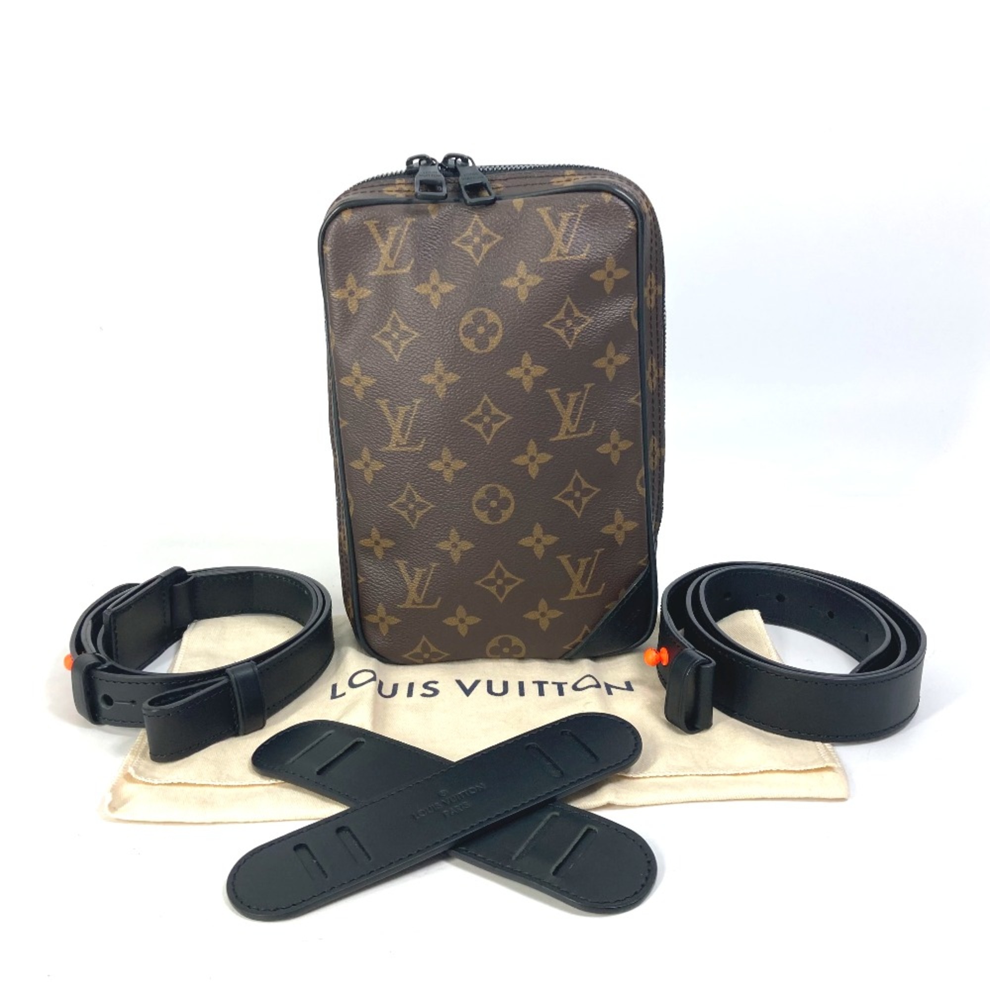 Louis Vuitton M44477 Monogram Crossbody Shoulder Bag Brown