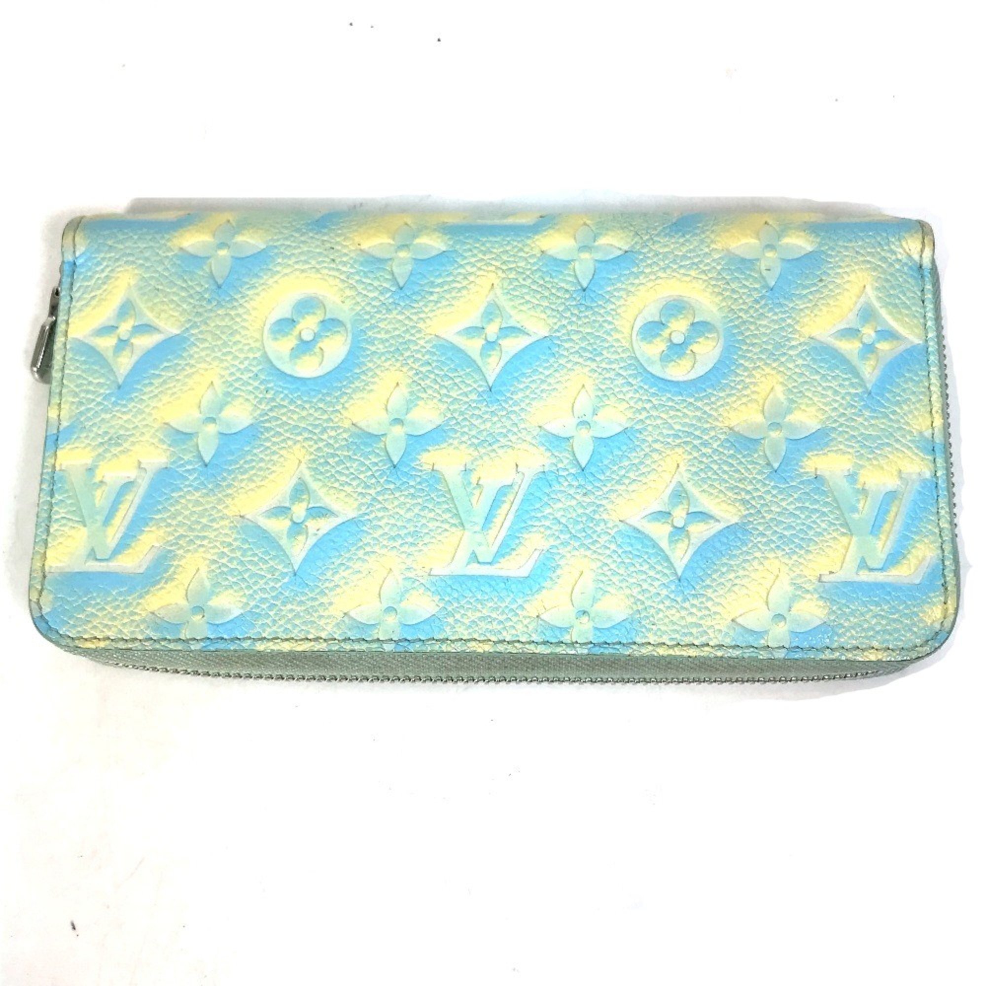 Louis Vuitton M81466 MonogramEmpreinte Zip Around Long Wallet veil-deaux yellow