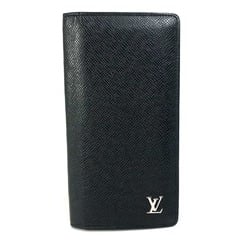 Louis Vuitton M30285 Taiga Two fold Long Wallet Black