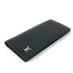 Louis Vuitton M30285 Taiga Two fold Long Wallet Black