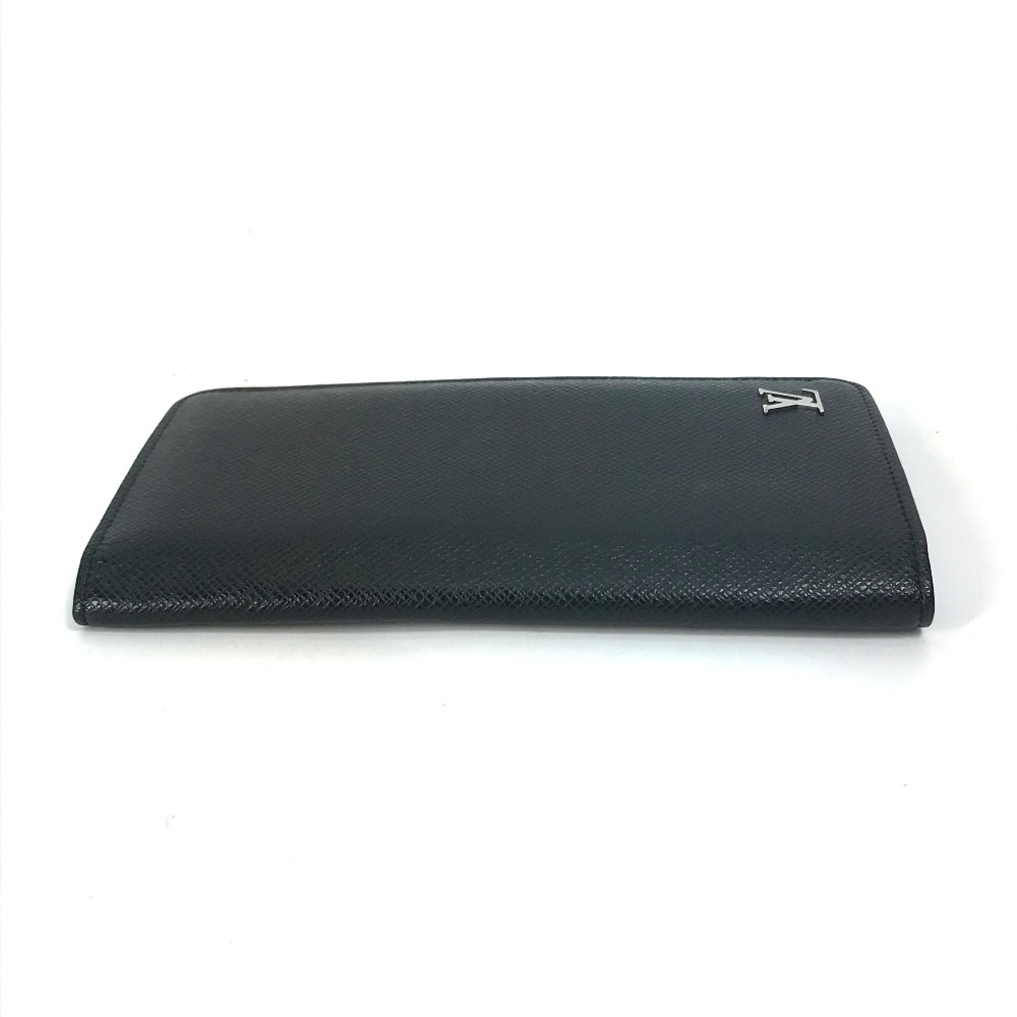 Louis Vuitton M30285 Taiga Two fold Long Wallet Black