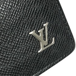 Louis Vuitton M30285 Taiga Two fold Long Wallet Black