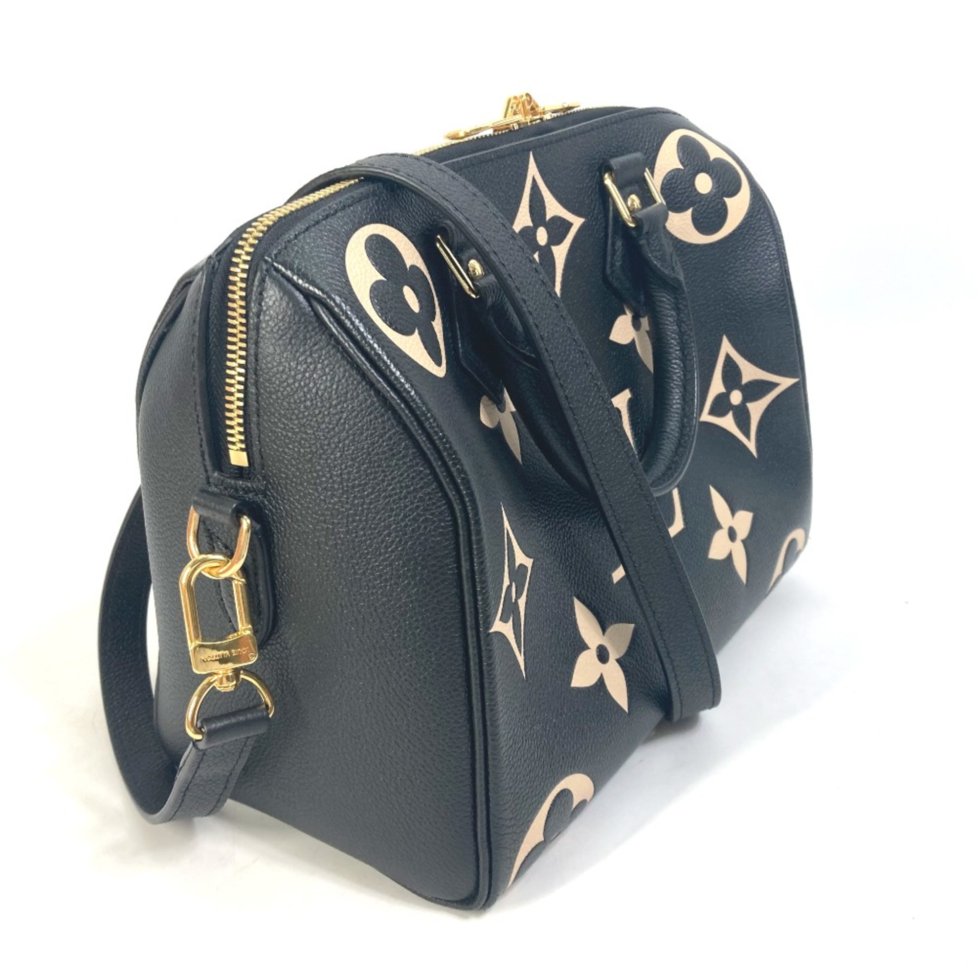 Louis Vuitton M58947 MonogramEmpreinte 2WAY Hand Bag Mini Duffle Bag Crossbody Duffle Bag Black