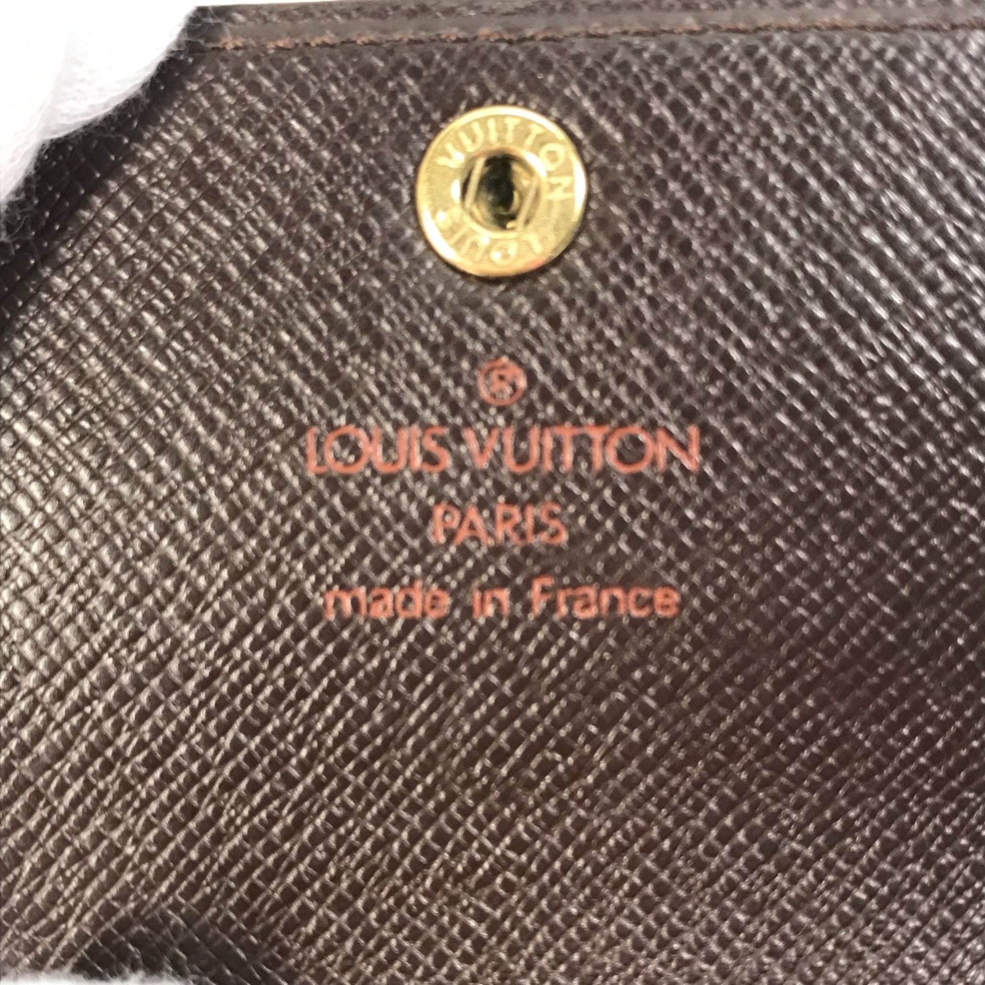 Louis Vuitton N61930 Damier Wallet Coin Compartment coin purse Ebene Brown