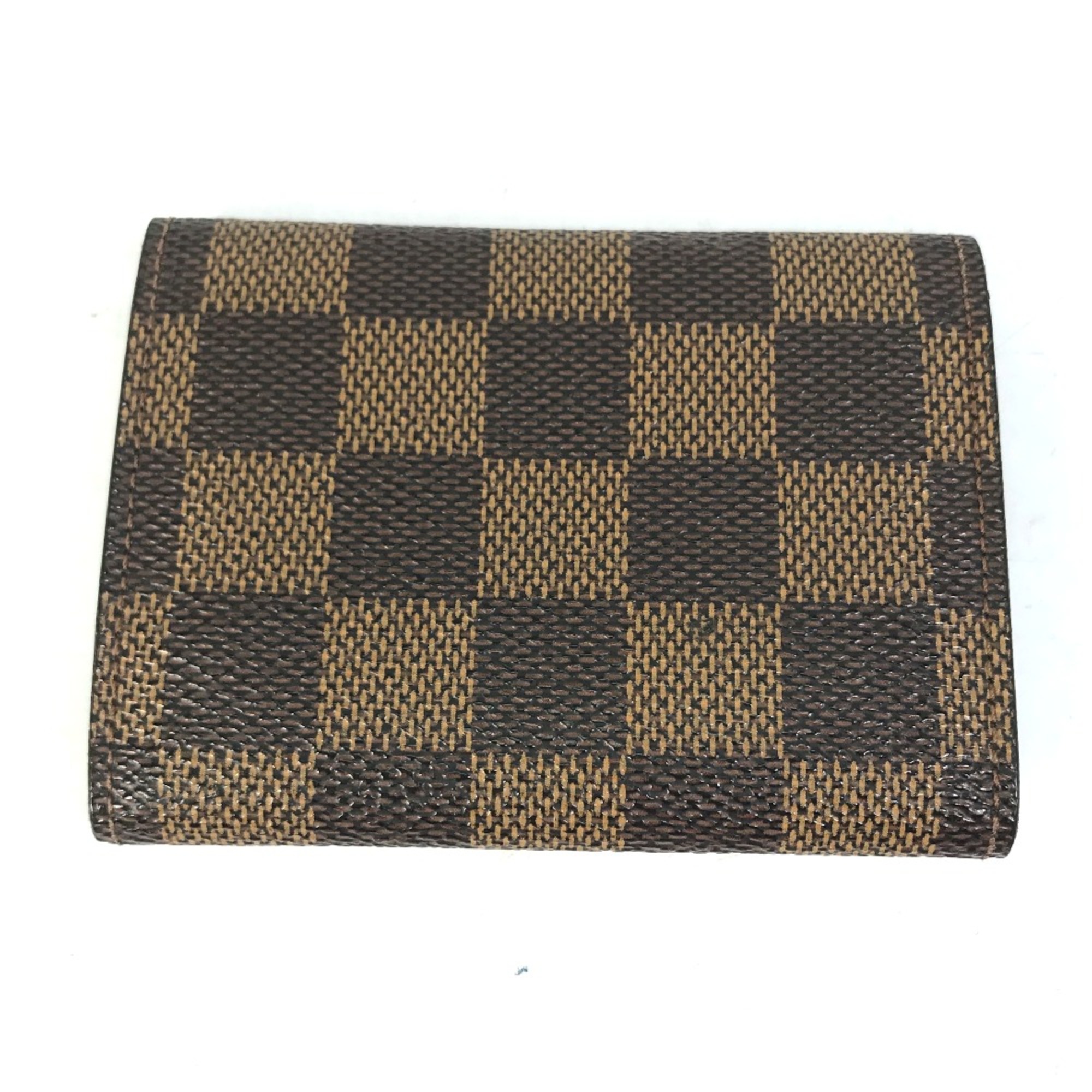 Louis Vuitton N61930 Damier Wallet Coin Compartment coin purse Ebene Brown