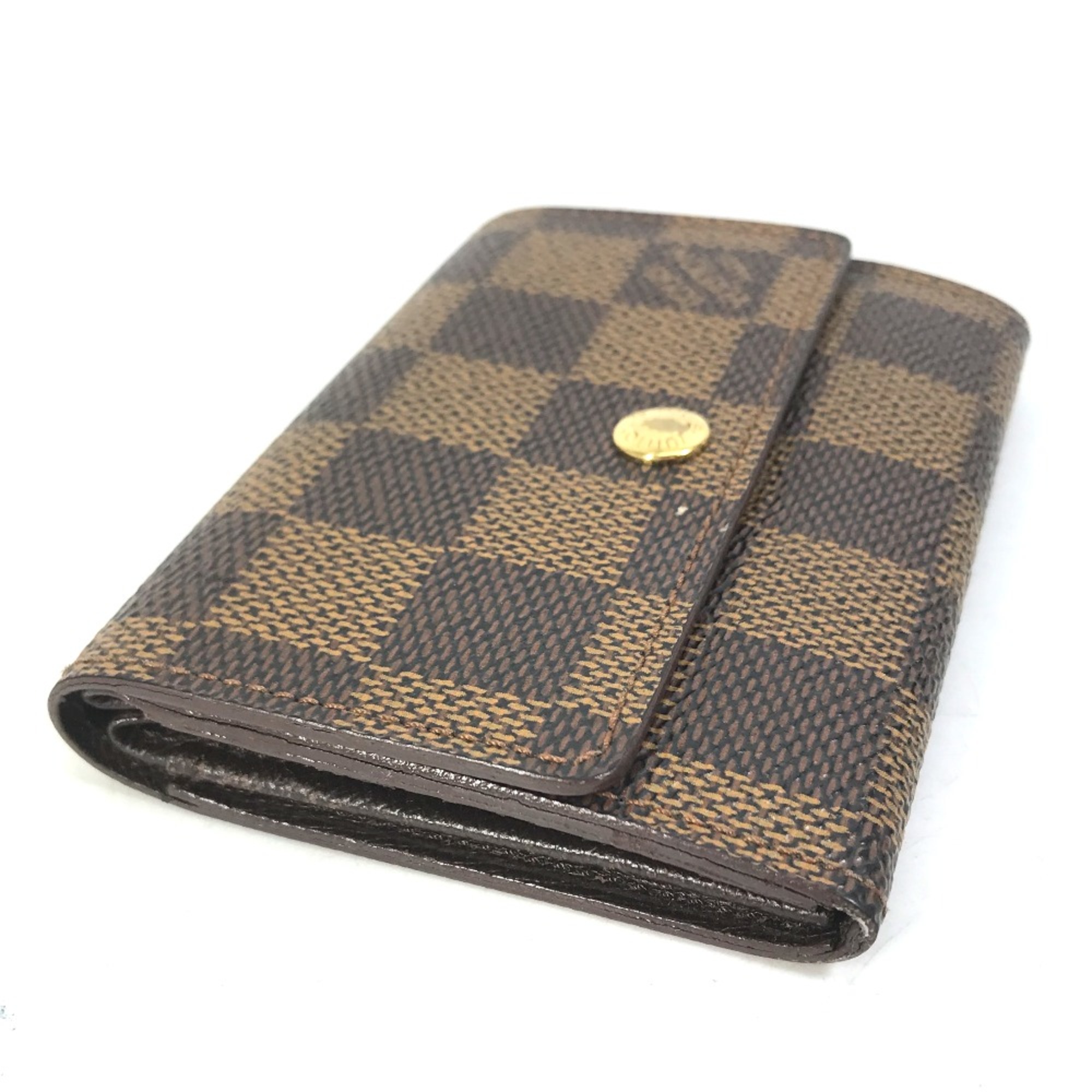 Louis Vuitton N61930 Damier Wallet Coin Compartment coin purse Ebene Brown