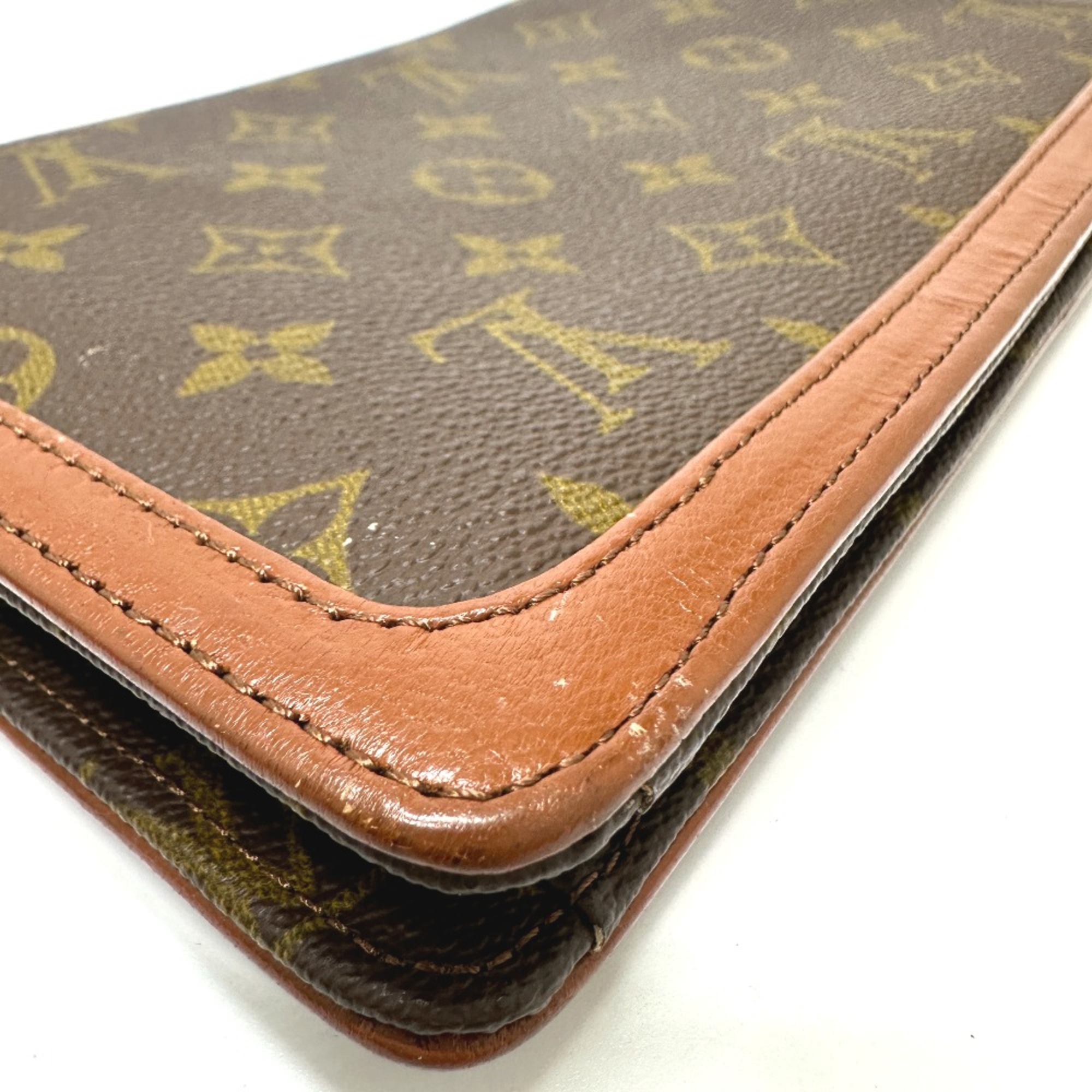 Louis Vuitton M51812 Monogram Pouch Clutch bag Brown