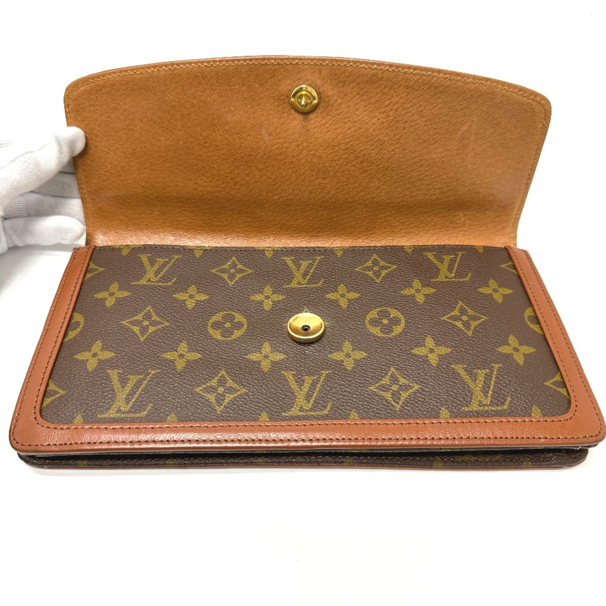 Louis Vuitton M51812 Monogram Pouch Clutch bag Brown