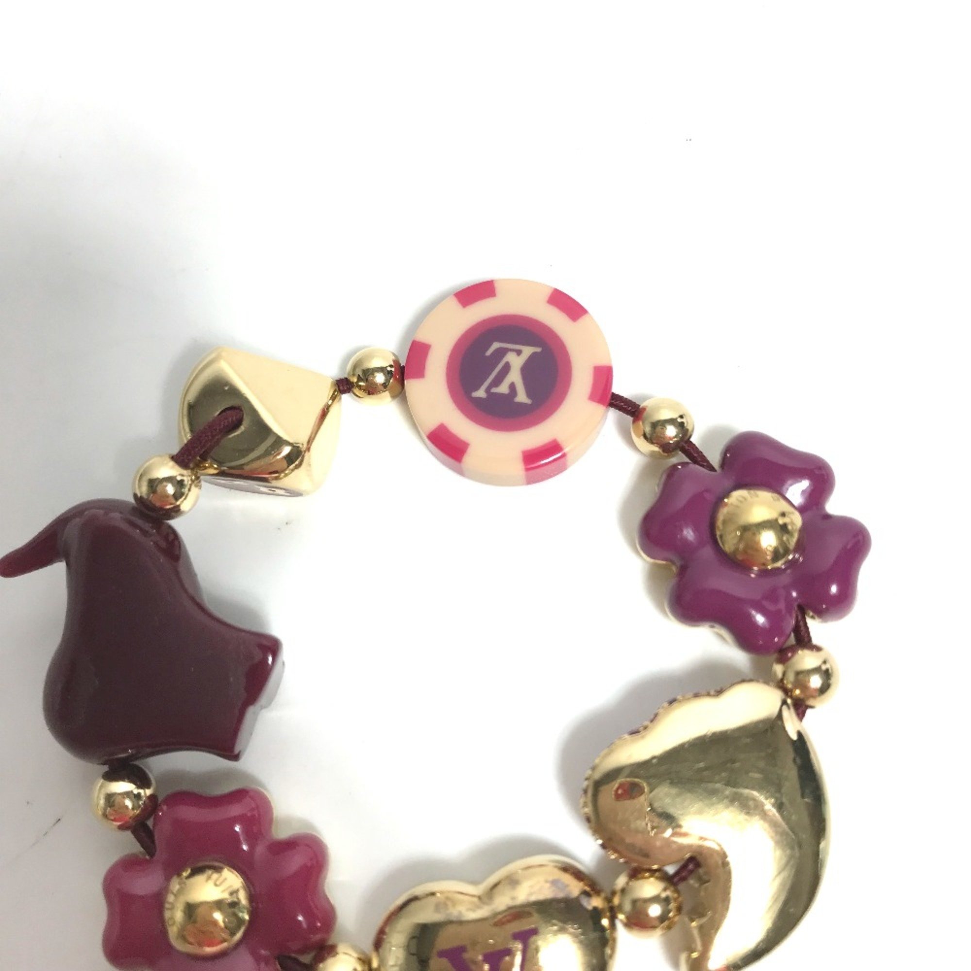 Louis Vuitton M66220 Rhinestone Accessories Bracelet purple