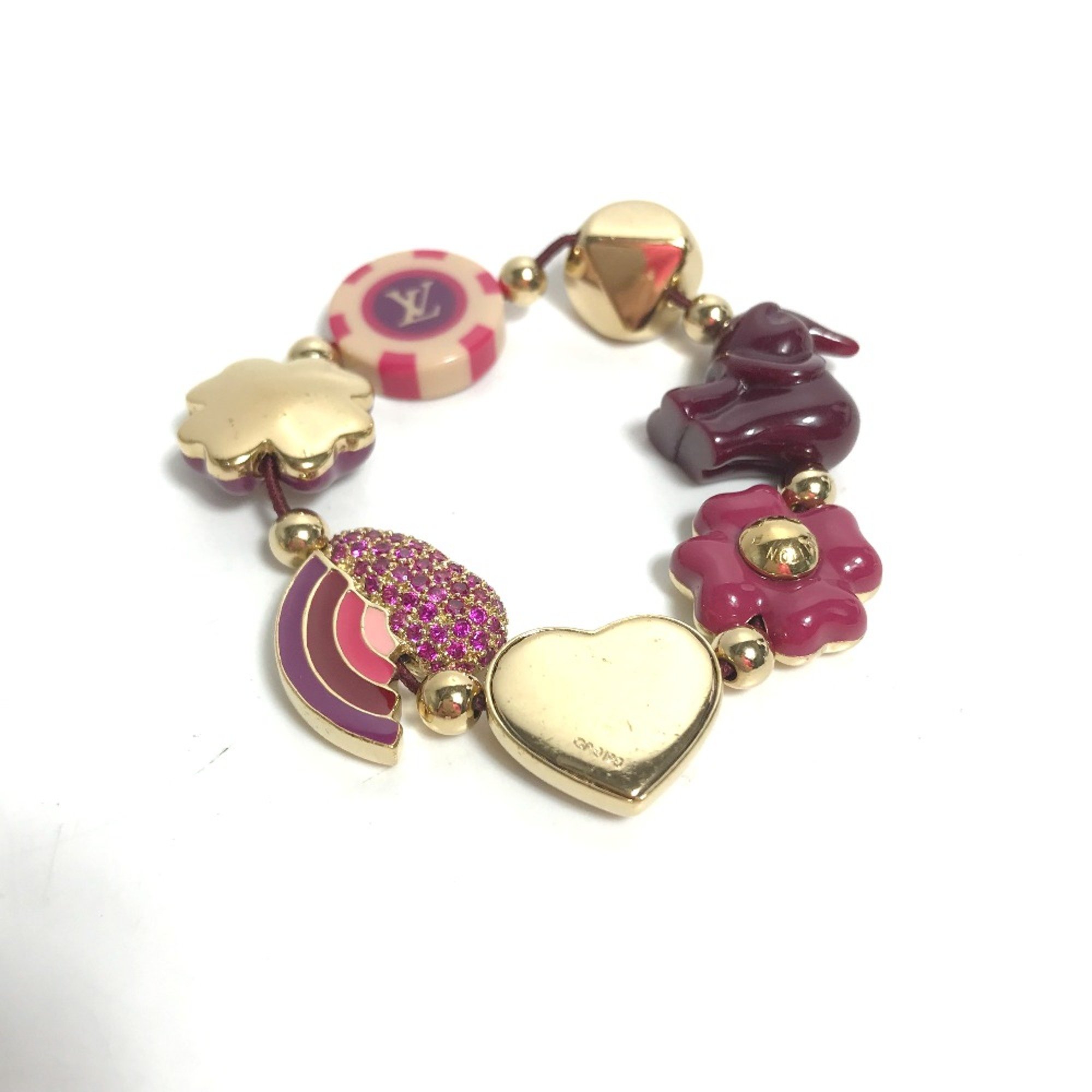 Louis Vuitton M66220 Rhinestone Accessories Bracelet purple