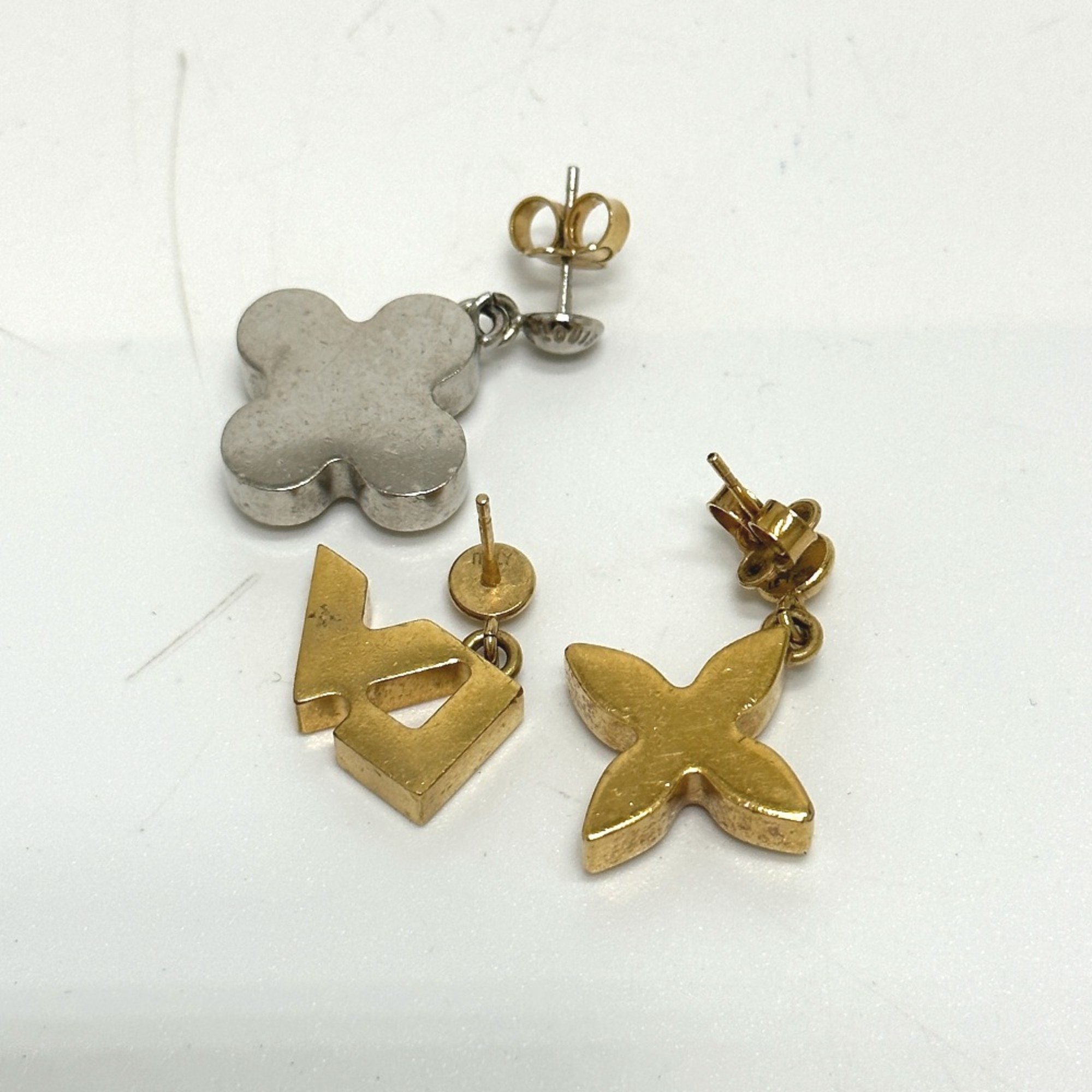 Louis Vuitton M66799 Accessories Three-piece set Pierce Silver Gold