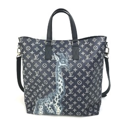 Louis Vuitton M54127 Monogram Savannah 2WAY Shoulder Bag Crossbody Tote Bag Navy