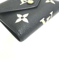 Louis Vuitton M80968 MonogramEmpreinte Compact wallet Trifold wallet Black Beige