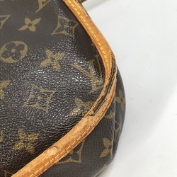 Louis Vuitton M40474 Monogram Crossbody Shoulder Bag Brown