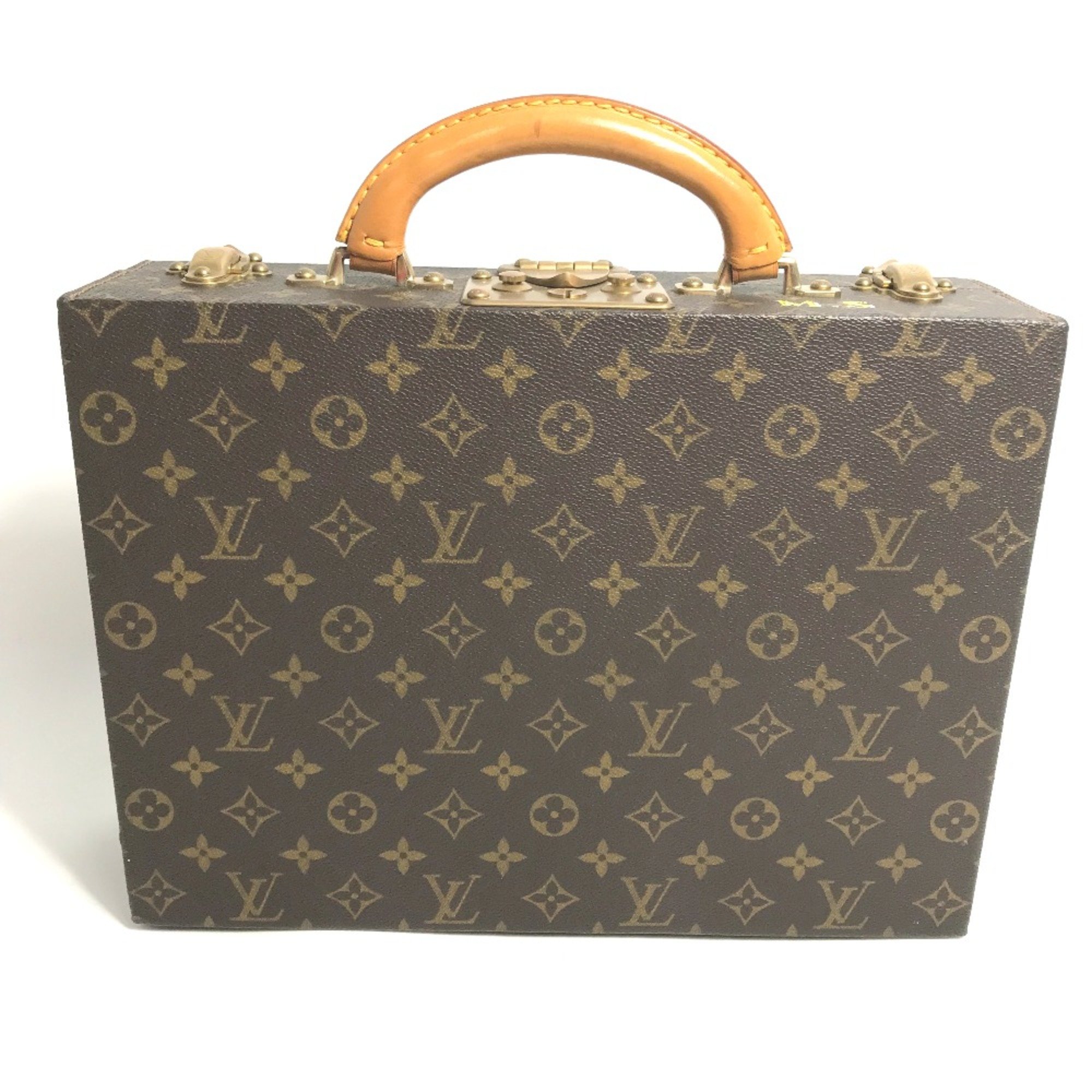 Louis Vuitton M47120 Monogram box Jewelry Case Trunk Interior Accessory case Brown