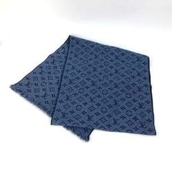 Louis Vuitton M78525 Monogram fringe Scarf Navy