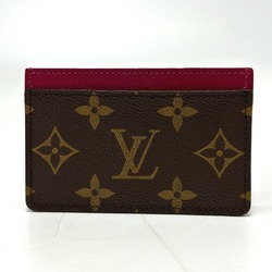 Louis Vuitton M60703 Monogram Card Case Brown